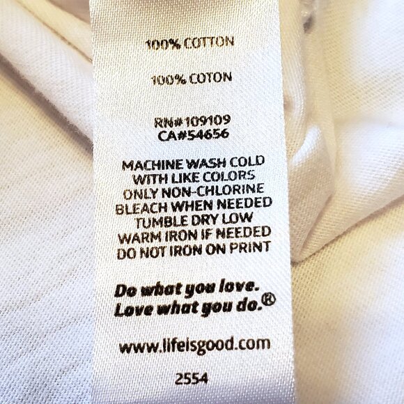 Life Is Good Crusher Lite Cotton Graphic T-shirt Tee Women's Sz M Shamrock Irish - Picture 5 of 7